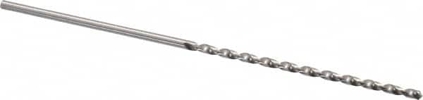 Cleveland - #40 118° Spiral Flute High Speed Steel Taper Length Drill Bit - USA Tool & Supply