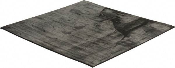 Made in USA - 12" Long, 12" Wide, 1/8" Thick, Buna-N Rubber Foam Sheet - 65 to 75 Durometer, Black, -20 to 180°F, 2,500 psi Tensile Strength, Plain Backing, Stock Length - USA Tool & Supply