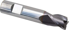 Niagara Cutter - 1/2", 3 Flute, Single End, Solid Carbide, 0.0300 - 0.0350" Corner Radius End Mill - 2-1/2" OAL, 35° Helix, Right Hand Flute, 5/8" LOC, Right Hand Cut - USA Tool & Supply