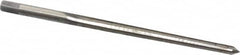 Cleveland - #4/0 Pin, 0.1142" Diam, 0.0869" Small End, 1/8" Diam Straight Shank, 1-5/16" Flute, Taper Pin Reamer - USA Tool & Supply
