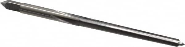 Cleveland - #3/0 Pin, 0.1302" Diam, 0.1029" Small End, 9/64" Diam Straight Shank, 1-5/16" Flute, Taper Pin Reamer - USA Tool & Supply