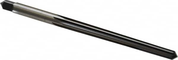 Cleveland - #4 Pin, 0.2604" Diam, 0.2071" Small End, 17/64" Diam Straight Shank, 2-9/16" Flute, Taper Pin Reamer - USA Tool & Supply