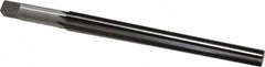 Cleveland - #10 Pin, 0.7216" Diam, 0.5799" Small End, 5/8" Diam Straight Shank, 6-13/16" Flute, Taper Pin Reamer - USA Tool & Supply