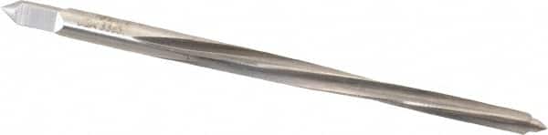 Cleveland - #3/0 Pin, 0.1302" Diam, 0.1029" Small End, 9/64" Diam Straight Shank, 1-5/16" Flute, Taper Pin Reamer - USA Tool & Supply