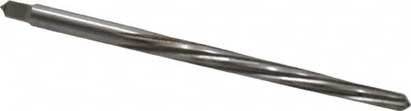 Cleveland - #0 Pin, 0.1638" Diam, 0.1287" Small End, 11/64" Diam Straight Shank, 1-11/16" Flute, Taper Pin Reamer - USA Tool & Supply