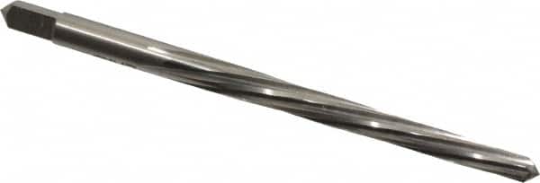 Cleveland - #1 Pin, 0.1798" Diam, 0.1447" Small End, 3/16" Diam Straight Shank, 1-11/16" Flute, Taper Pin Reamer - USA Tool & Supply