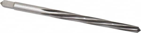 Cleveland - #2 Pin, 0.2008" Diam, 0.1605" Small End, 13/64" Diam Straight Shank, 1-15/16" Flute, Taper Pin Reamer - USA Tool & Supply