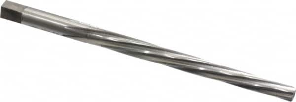 Cleveland - #3 Pin, 0.2294" Diam, 0.1813" Small End, 15/64" Diam Straight Shank, 2-5/16" Flute, Taper Pin Reamer - USA Tool & Supply