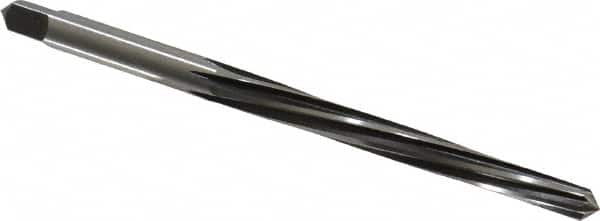 Cleveland - #4 Pin, 0.2604" Diam, 0.2071" Small End, 17/64" Diam Straight Shank, 2-9/16" Flute, Taper Pin Reamer - USA Tool & Supply