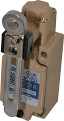 Value Collection - SPDT, NC/NO, 120 VAC, 240 VAC, 480 VAC at 10 Amps, Screw Terminal, Roller Lever Actuator, General Purpose Limit Switch - USA Tool & Supply