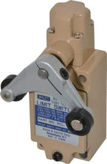 Value Collection - SPDT, NC/NO, 120 VAC, 240 VAC, 480 VAC at 10 Amps, Screw Terminal, Roller Lever Actuator, General Purpose Limit Switch - USA Tool & Supply
