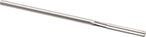 Cleveland - #1 High Speed Steel 6 Flute Chucking Reamer - Straight Flute, Straight Shank, 1-1/2" Flute Length, 6" OAL - USA Tool & Supply