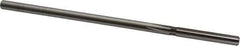 Cleveland - #7 High Speed Steel 6 Flute Chucking Reamer - Straight Flute, Straight Shank, 1-1/4" Flute Length, 5" OAL - USA Tool & Supply