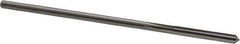 Cleveland - #17 High Speed Steel 6 Flute Chucking Reamer - Straight Flute, Straight Shank, 1-1/8" Flute Length, 4-1/2" OAL - USA Tool & Supply