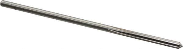 Cleveland - #23 High Speed Steel 6 Flute Chucking Reamer - Straight Flute, Straight Shank, 1" Flute Length, 4" OAL - USA Tool & Supply