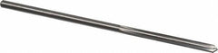 Cleveland - #24 High Speed Steel 6 Flute Chucking Reamer - Straight Flute, Straight Shank, 1" Flute Length, 4" OAL - USA Tool & Supply
