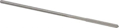 Cleveland - #37 High Speed Steel 4 Flute Chucking Reamer - Straight Flute, Straight Shank, 7/8" Flute Length, 3-1/2" OAL - USA Tool & Supply