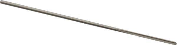 Cleveland - #55 High Speed Steel 4 Flute Chucking Reamer - Straight Flute, Straight Shank, 1/2" Flute Length, 2-1/2" OAL - USA Tool & Supply