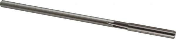 Cleveland - Letter J High Speed Steel 6 Flute Chucking Reamer - Straight Flute, Straight Shank, 1-1/2" Flute Length, 6" OAL - USA Tool & Supply