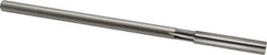 Cleveland - Letter T High Speed Steel 6 Flute Chucking Reamer - Straight Flute, Straight Shank, 1-3/4" Flute Length, 7" OAL - USA Tool & Supply