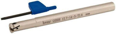 Iscar - GEHI, Internal, Right Hand, 0.102" Max Depth of Cut, 0.095 to 1/8" Groove Width, Indexable Grooving Tool Holder - GEMI.., GEPI.. Insert Compatibility, 1/2" Shank Width, 6" OAL, Through Coolant - USA Tool & Supply