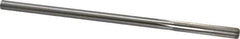 Cleveland - Letter E High Speed Steel 6 Flute Chucking Reamer - Straight Flute, Straight Shank, 1-1/2" Flute Length, 6" OAL - USA Tool & Supply