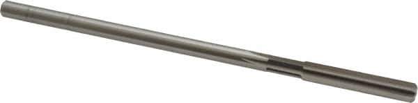 Cleveland - 9/32" High Speed Steel 6 Flute Chucking Reamer - Straight Flute, Straight Shank, 1-1/2" Flute Length, 6" OAL - USA Tool & Supply