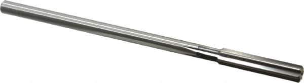 Cleveland - 3/8" High Speed Steel 6 Flute Chucking Reamer - Straight Flute, Straight Shank, 1-3/4" Flute Length, 7" OAL - USA Tool & Supply