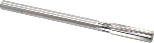 Cleveland - 21/32" High Speed Steel 8 Flute Chucking Reamer - Straight Flute, Straight Shank, 2-1/4" Flute Length, 9" OAL - USA Tool & Supply