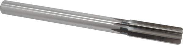Cleveland - 1" High Speed Steel 8 Flute Chucking Reamer - Straight Flute, Straight Shank, 2-3/4" Flute Length, 10-1/2" OAL - USA Tool & Supply