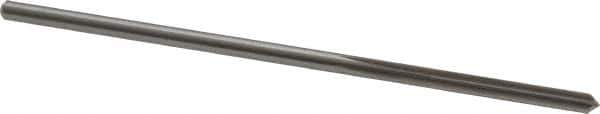 Cleveland - 1/8" High Speed Steel 6 Flute Chucking Reamer - Straight Flute, Straight Shank, 7/8" Flute Length, 3-1/2" OAL - USA Tool & Supply