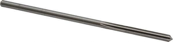 Cleveland - 3/16" High Speed Steel 6 Flute Chucking Reamer - Straight Flute, Straight Shank, 1-1/8" Flute Length, 4-1/2" OAL - USA Tool & Supply
