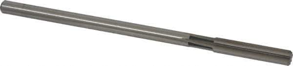 Cleveland - 0.3115" High Speed Steel 6 Flute Chucking Reamer - Straight Flute, Straight Shank, 1-1/2" Flute Length, 6" OAL - USA Tool & Supply