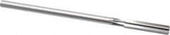 Cleveland - 3/8" High Speed Steel 6 Flute Chucking Reamer - Straight Flute, Straight Shank, 1-3/4" Flute Length, 7" OAL - USA Tool & Supply