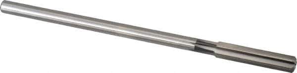 Cleveland - 3/8" High Speed Steel 6 Flute Chucking Reamer - Straight Flute, Straight Shank, 1-3/4" Flute Length, 7" OAL - USA Tool & Supply