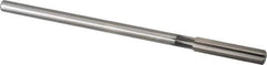 Cleveland - 3/8" High Speed Steel 6 Flute Chucking Reamer - Straight Flute, Straight Shank, 1-3/4" Flute Length, 7" OAL - USA Tool & Supply