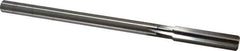 Cleveland - 0.4385" High Speed Steel 6 Flute Chucking Reamer - Straight Flute, Straight Shank, 1-3/4" Flute Length, 7" OAL - USA Tool & Supply