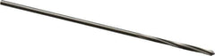 Cleveland - 1/16" High Speed Steel 4 Flute Chucking Reamer - Spiral Flute, Straight Shank, 1/2" Flute Length, 2-1/2" OAL - USA Tool & Supply