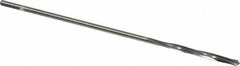 Cleveland - 5/64" High Speed Steel 4 Flute Chucking Reamer - Spiral Flute, Straight Shank, 3/4" Flute Length, 3" OAL - USA Tool & Supply