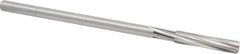 Cleveland - 5/16" High Speed Steel 6 Flute Chucking Reamer - Spiral Flute, Straight Shank, 1-1/2" Flute Length, 6" OAL - USA Tool & Supply