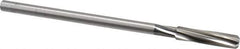 Cleveland - 11/32" High Speed Steel 6 Flute Chucking Reamer - Spiral Flute, Straight Shank, 1-1/2" Flute Length, 6" OAL - USA Tool & Supply