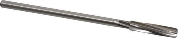 Cleveland - 13/32" High Speed Steel 6 Flute Chucking Reamer - Spiral Flute, Straight Shank, 1-3/4" Flute Length, 7" OAL - USA Tool & Supply