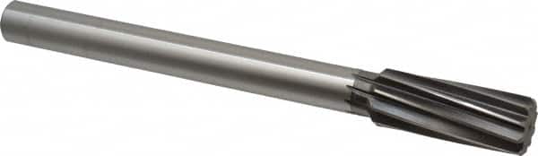 Cleveland - 1-1/8" High Speed Steel 10 Flute Chucking Reamer - USA Tool & Supply