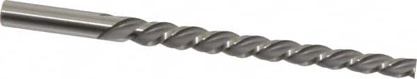 Cleveland - #4 Pin, 0.2604" Diam, 0.2071" Small End, 17/64" Diam Straight Shank, 2-9/16" Flute, Taper Pin Reamer - USA Tool & Supply