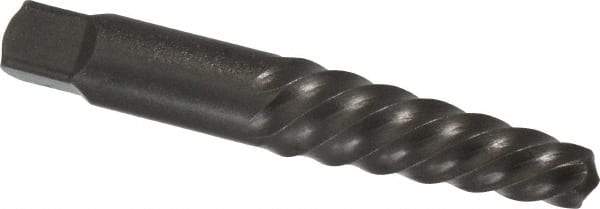 Cleveland - Spiral Flute Screw Extractor - #6 Extractor for 3/4 to 1" Screw, 3-3/4" OAL - USA Tool & Supply