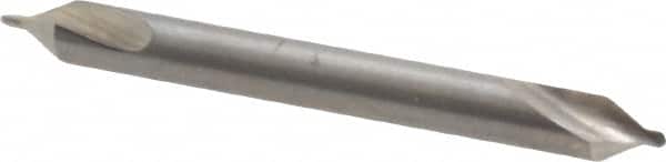 Cleveland - #0 Plain Cut 60° Incl Angle High Speed Steel Combo Drill & Countersink - USA Tool & Supply