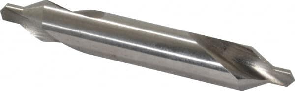 Cleveland - #4 Plain Cut 60° Incl Angle High Speed Steel Combo Drill & Countersink - USA Tool & Supply