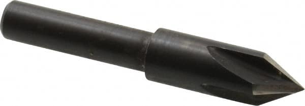 Cleveland - 1/4" Head Diam, 3/16" Shank Diam, 4 Flute 60° High Speed Steel Countersink - USA Tool & Supply