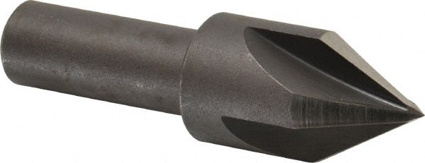 Cleveland - 3/4" Head Diam, 1/2" Shank Diam, 4 Flute 60° High Speed Steel Countersink - USA Tool & Supply