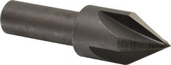 Cleveland - 3/4" Head Diam, 1/2" Shank Diam, 4 Flute 60° High Speed Steel Countersink - USA Tool & Supply